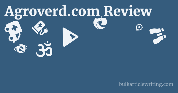 Agroverd.com Review 1 by