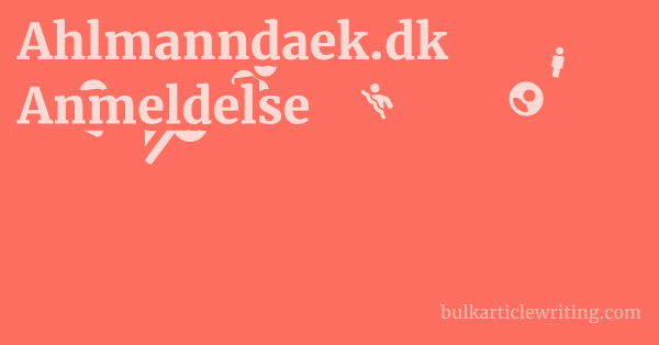 Ahlmanndaek.dk Anmeldelse 1 by