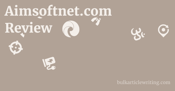 Aimsoftnet.com Review 1 by