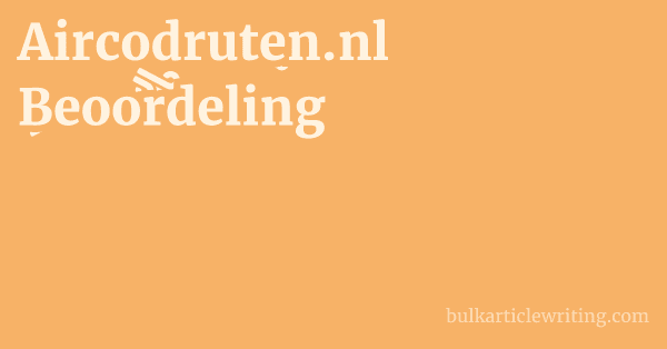 Aircodruten.nl Beoordeling 1 by
