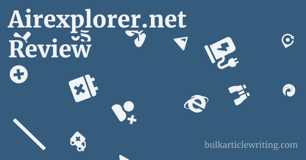 Airexplorer.net Review 1 by