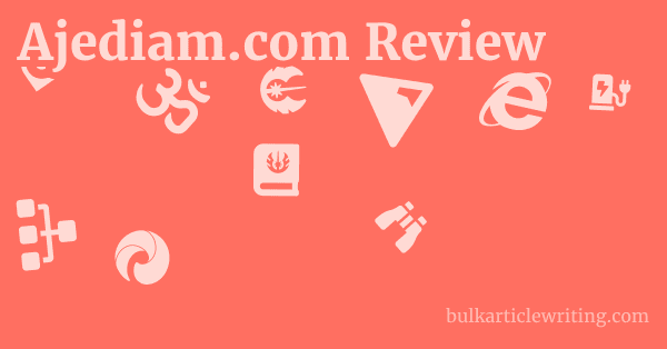 Ajediam.com Review 1 by