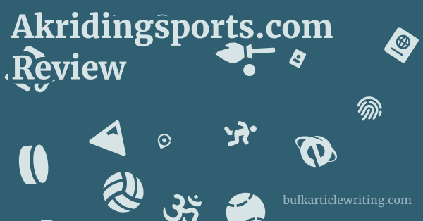Akridingsports.com Review 1 by Partners