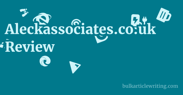 Aleckassociates.co.uk Review 1 by
