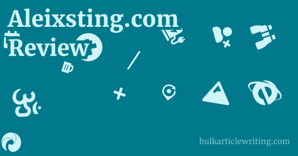 Aleixsting.com Review 1 by