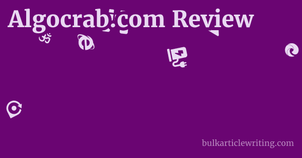 Algocrab.com Review 1 by