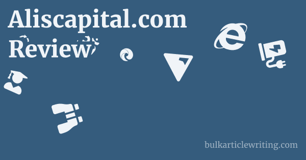 Aliscapital.com Review 1 by