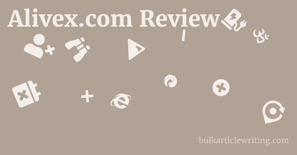Alivex.com Review 1 by