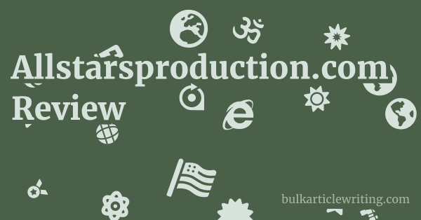 Allstarsproduction.com Review 1 by