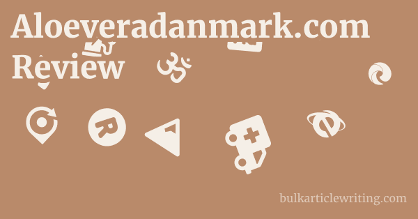Aloeveradanmark.com Review 1 by