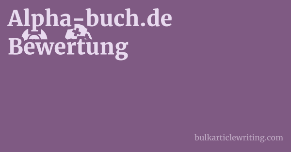 Alpha-buch.de Bewertung 1 by