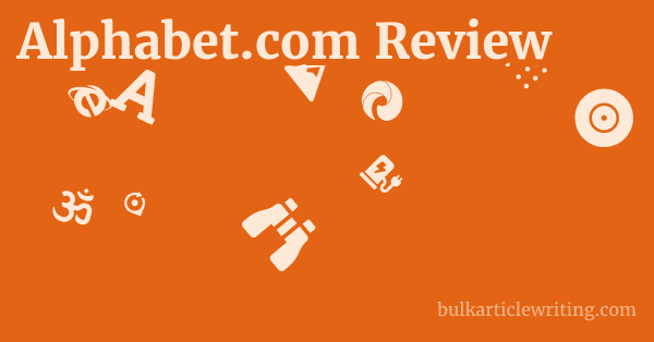 Alphabet.com Review 1 by