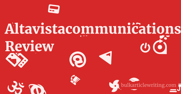 Altavistacommunications.com Review 1 by