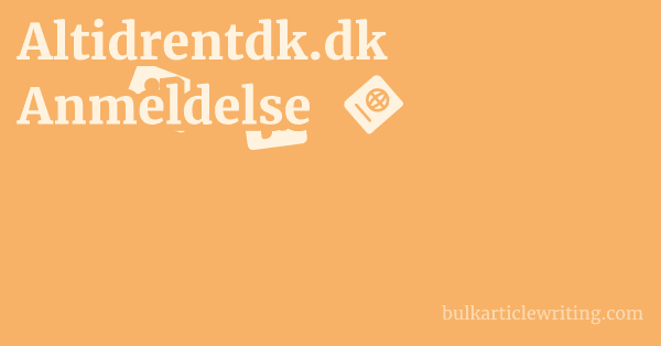 Altidrentdk.dk Anmeldelse 1 by
