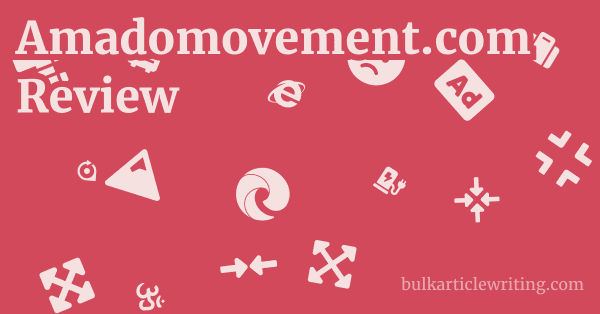Amadomovement.com Review 1 by