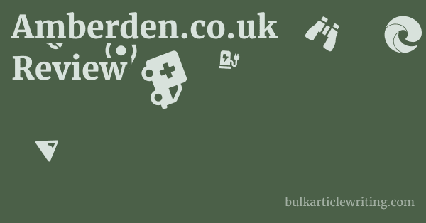 Amberden.co.uk Review 1 by