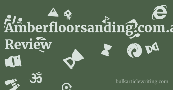 Amberfloorsanding.com.au Review 1 by