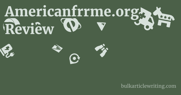 Americanfrrme.org Review 1 by