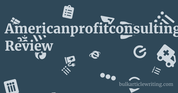 Americanprofitconsulting.com Review 1 by
