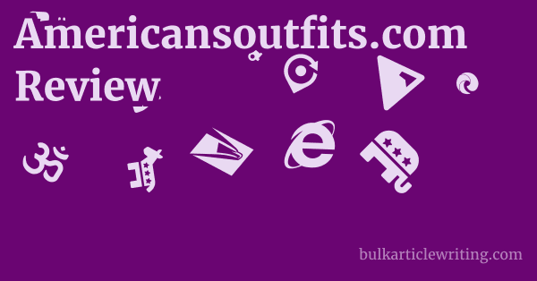 Americansoutfits.com Review 1 by