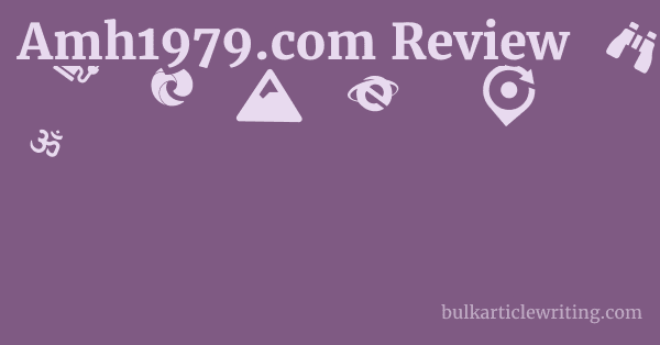 Amh1979.com Review 1 by