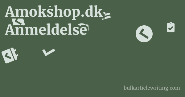 Amokshop.dk Anmeldelse 1 by