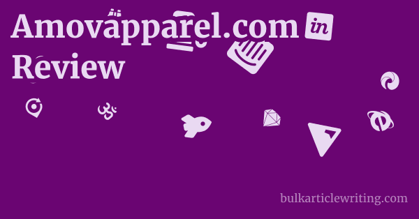 Amovapparel.com Review 1 by