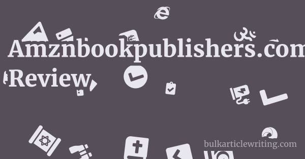 Amznbookpublishers.com Review 1 by
