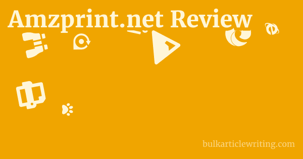 Amzprint.net Review 1 by