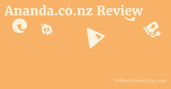 Ananda.co.nz Review