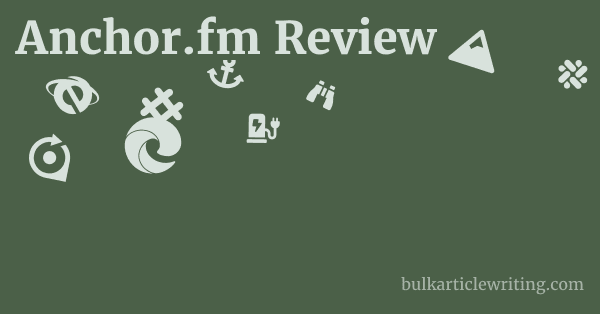 Anchor.fm Review 1 by