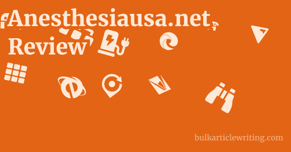 Anesthesiausa.net Review 1 by