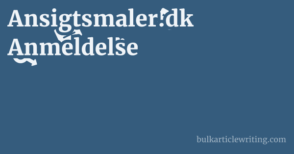 Ansigtsmaler.dk Anmeldelse 1 by