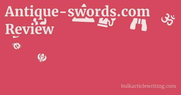 Antique-swords.com Review 1 by