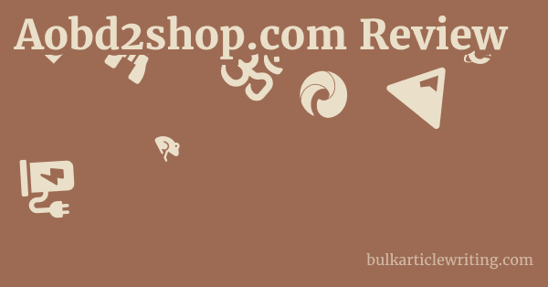 Aobd2shop.com Review 1 by