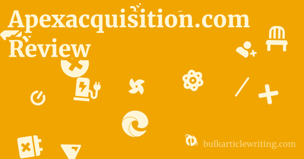 Apexacquisition.com Review 1 by
