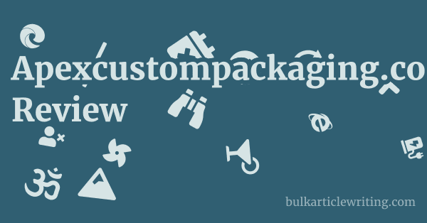 Apexcustompackaging.com Review 1 by