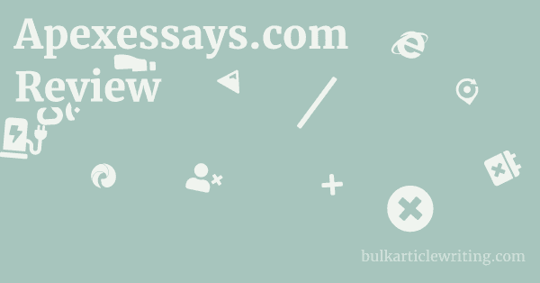 Apexessays.com Review 1 by