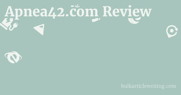 Apnea42.com Review 1 by