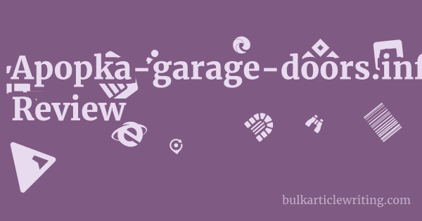 Apopka-garage-doors.info Review 1 by