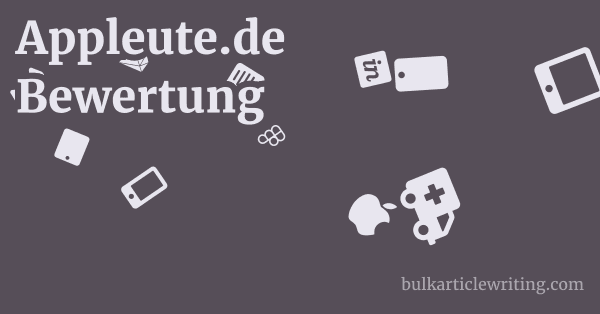 Appleute.de Bewertung 1 by