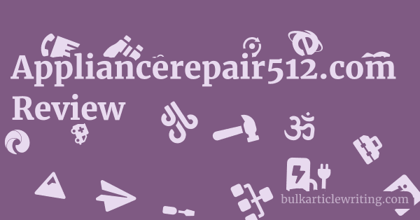 Appliancerepair512.com Review 1 by