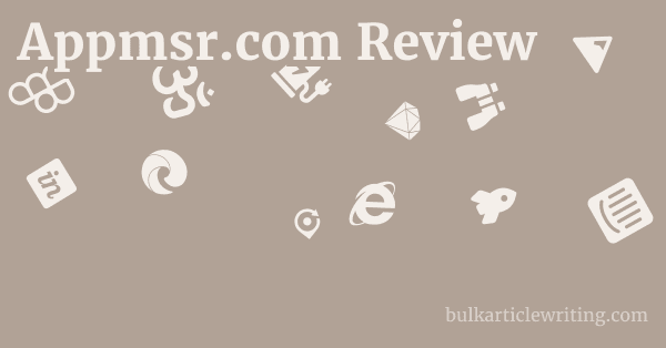 Appmsr.com Review 1 by