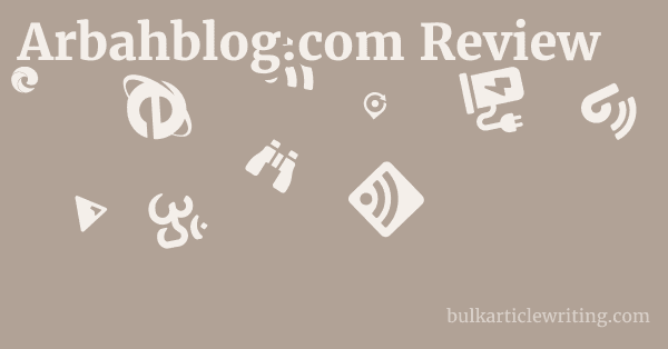 Arbahblog.com Review 1 by