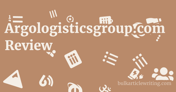 Argologisticsgroup.com Review 1 by