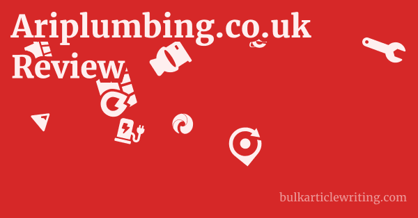 Ariplumbing.co.uk Review 1 by