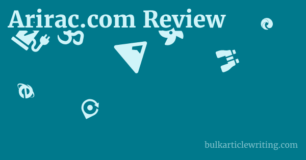 Arirac.com Review 1 by