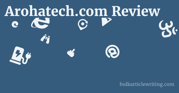 Arohatech.com Review 1 by Partners