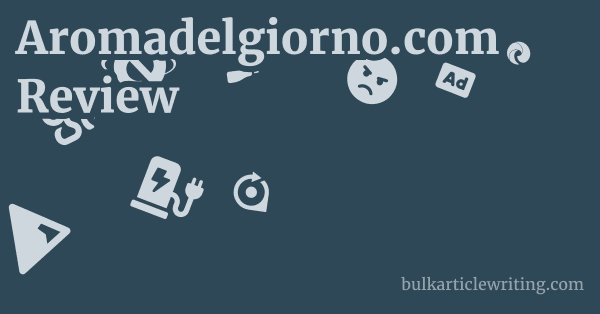 Aromadelgiorno.com Review 1 by