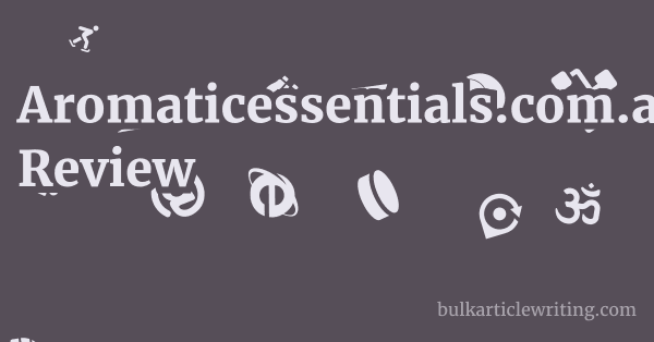 Aromaticessentials.com.au Review 1 by